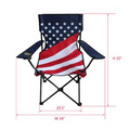 America Flag folding chair